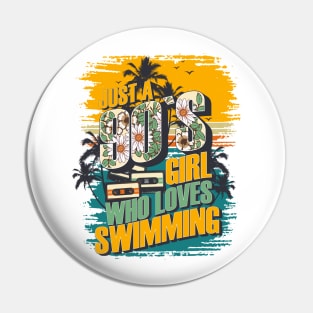 Just a 90s girl who loves swimming Vintage gift ideas Pin