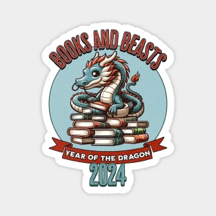 Books And Beasts - Year of the dragon - 2024 Magnet