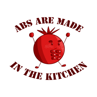 Six-Pack Tomato - Abs are made in the Kitchen T-Shirt