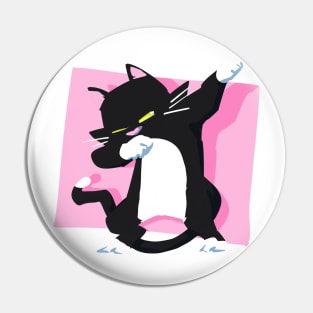 Funny Dabbing Dancing Cat Pet Pin