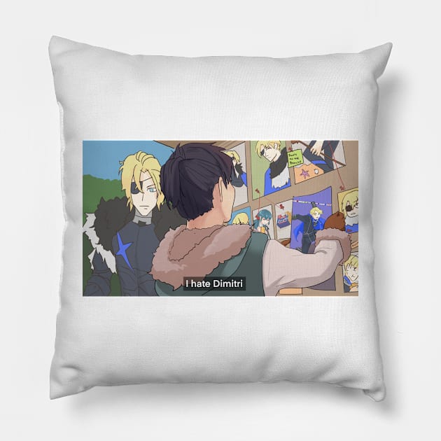 Felix hates Dimitri Pillow by HoPiuFame