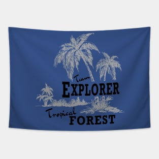 Explorer tropical forest Tapestry