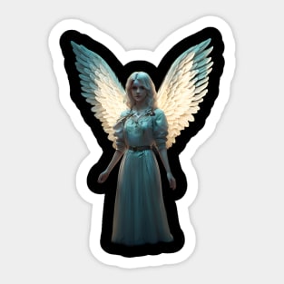 angel gril  Sticker for Sale by Michae5horpe