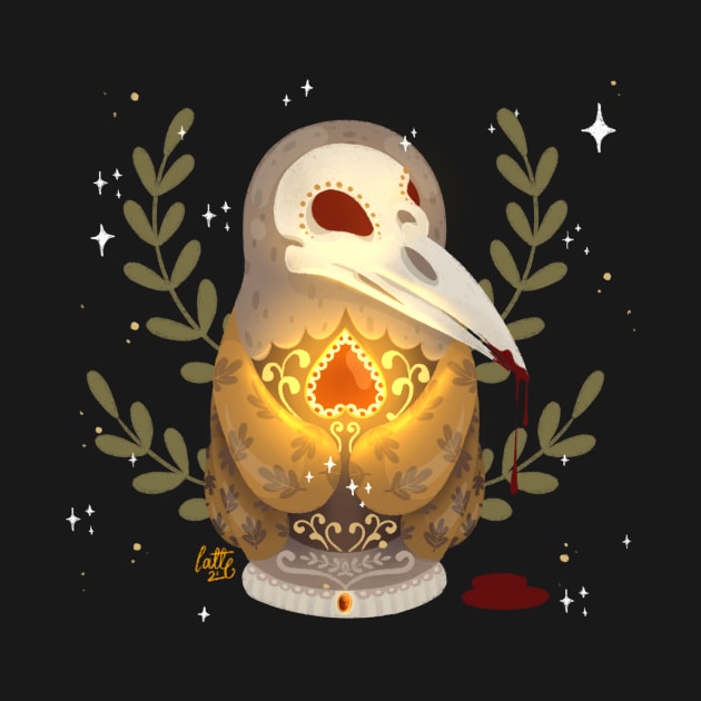 Raven Matryoshka by LatteGalaxy