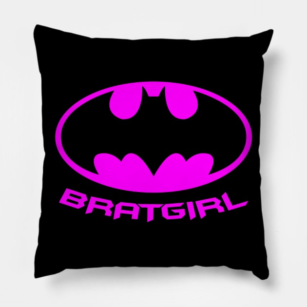 Bratgirl Pillow by Slap Cat Designs