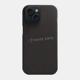 Cat Hair (White) Phone Case