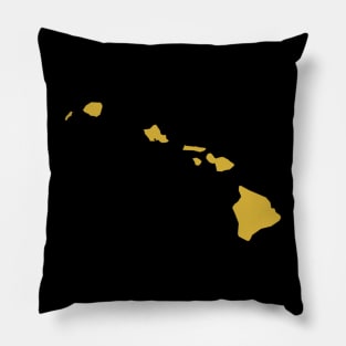 map of hawaii state Pillow