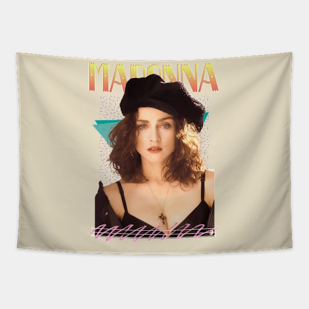 Madonna 90s  Retro Aesthetic Tapestry by Piomio