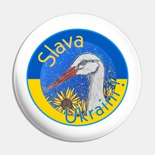 Glory to Ukraine Pin