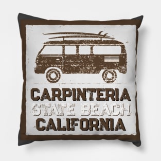 Carpinteria State Beach Pillow