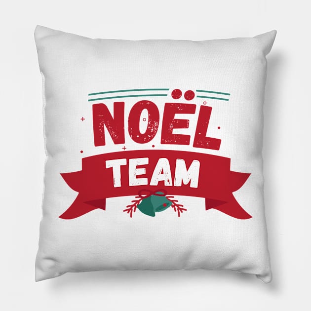 Noel Team christmas Pillow by Mr Youpla