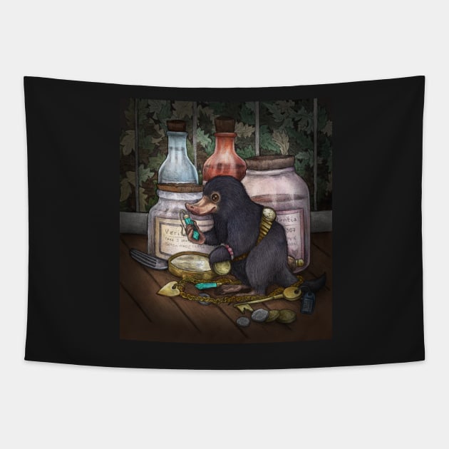 A Magical Thief Tapestry by Elspeth Rose Design