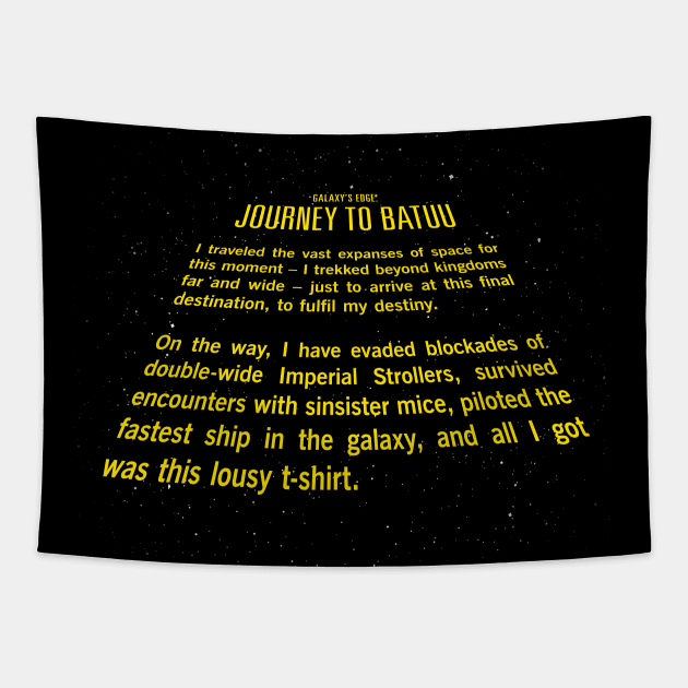 Galactic Lousy T-shirt Tapestry by Heyday Threads