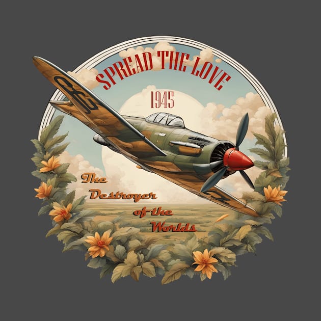 vintage aircraft ''spread the love'' by hayr pictures