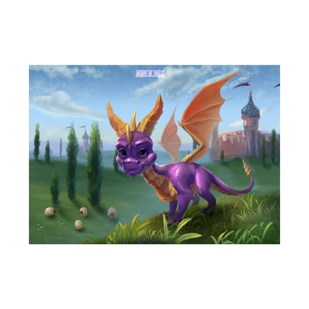 Spyro the dragon by MeOfF