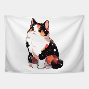 Fat Orange Cat Tapestry