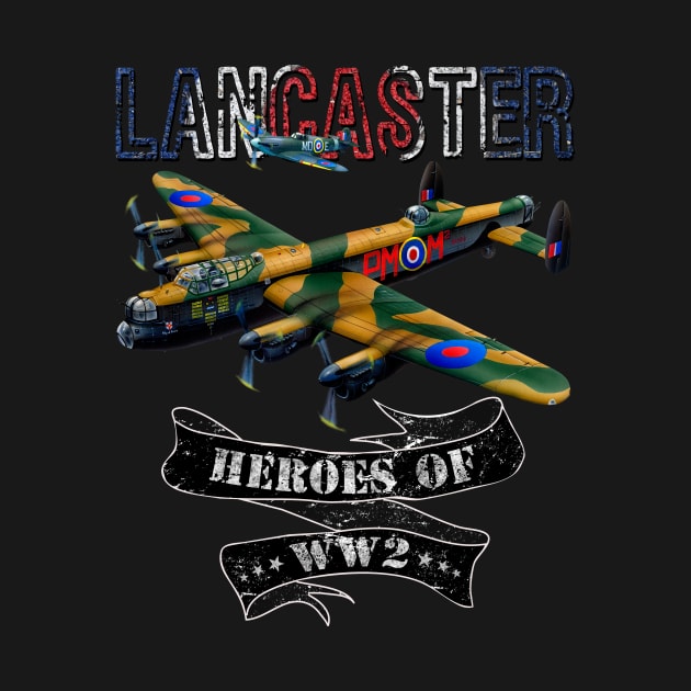 RAF Avro Lancaster WW11 British Bomber by norules