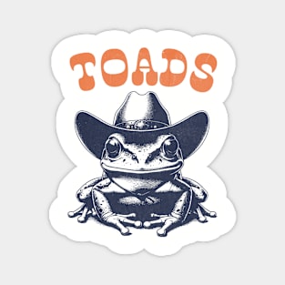 Toads Western Rodeo Toad Magnet