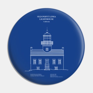 Old Point Loma Lighthouse - California - ADpng Pin