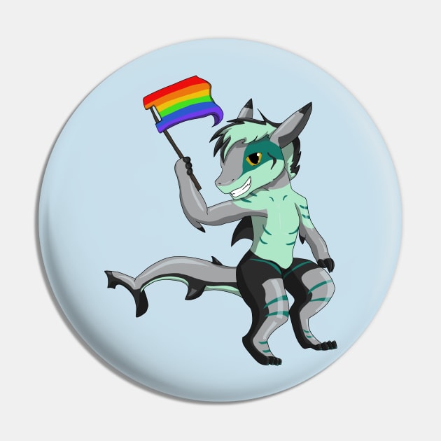 Furry Pride Pin by Shapeshifter Merch