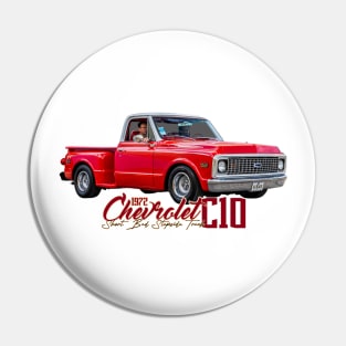 1972 Chevrolet C10 Short Bed Stepside Truck Pin