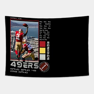 Bang Bang 9er Gang ,49 ers graphic design Tapestry