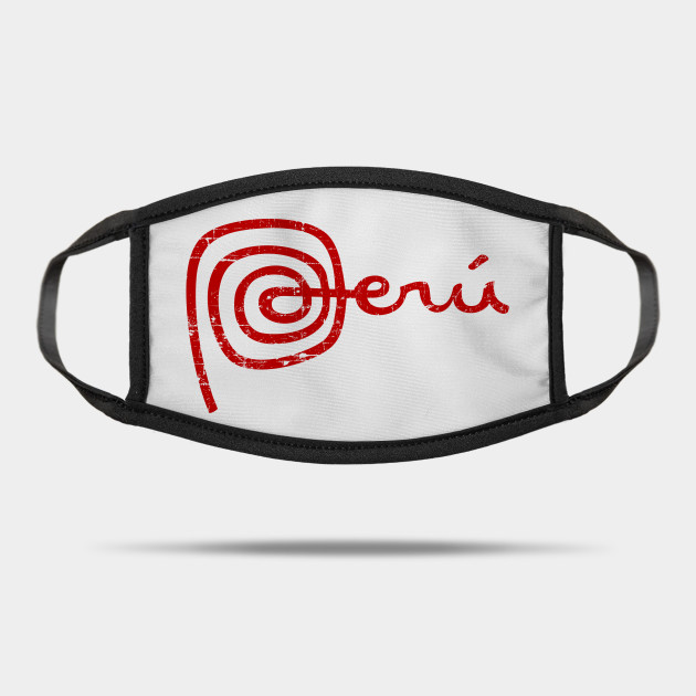 Peru Logo Marca Peru Distressed Peru Mask Teepublic