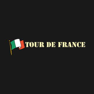 Tour de France with French flag T-Shirt