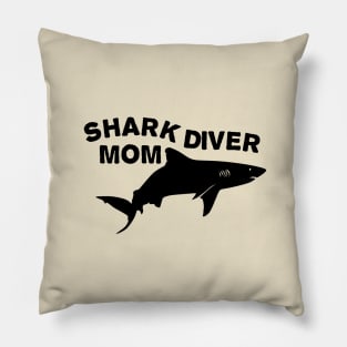 Shark diver mom Pillow