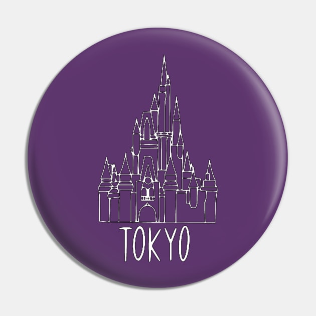 Tokyo Castle Pin by NerdGeekJen