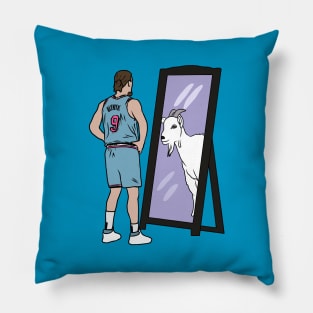 Kelly Olynyk Mirror GOAT Pillow