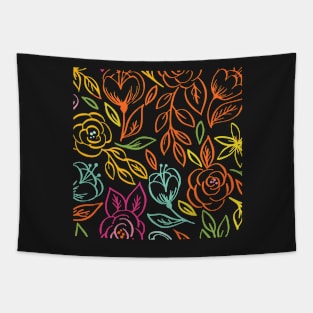 Bold Spring Floral Tapestry