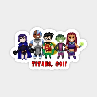 Titans Go! Chibis Magnet