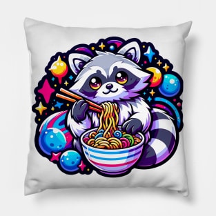 Space Raccoon Ramen Pillow