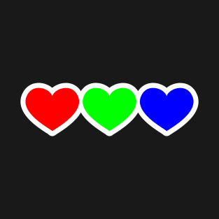 RGB color love T-Shirt