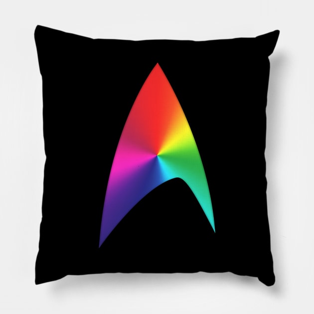 Starfleet Pride Pillow by Spilled Ink