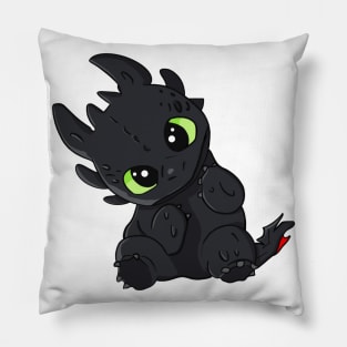Cute baby dragon Toothless from cartoon How to train your dragon Pillow