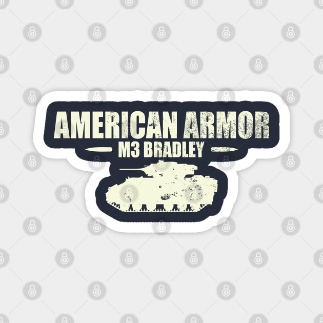 M3 Bradley (distressed) Magnet by TCP