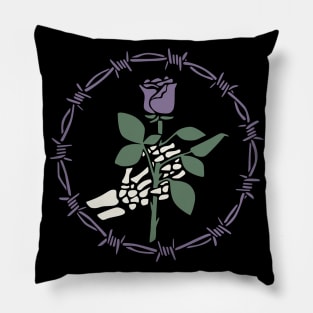 Rose in Wires Pillow