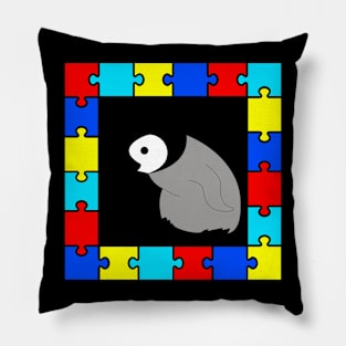 Autism Day penguin Pillow