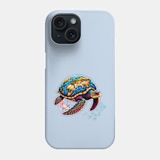 Sea Turtle Earth Phone Case