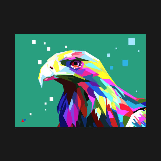 Eagle Pop Art Wpap by AhmadNusyirwan