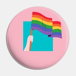 Pride Flag - Raise Your Flags! Pin