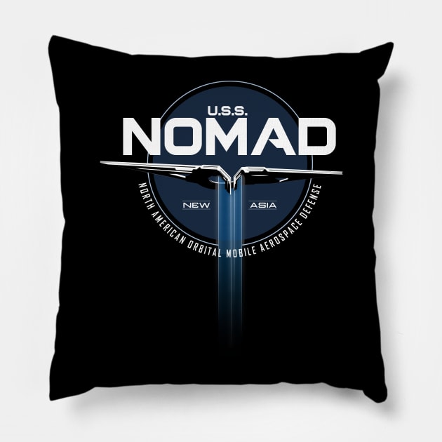 USS Nomad Pillow by MindsparkCreative