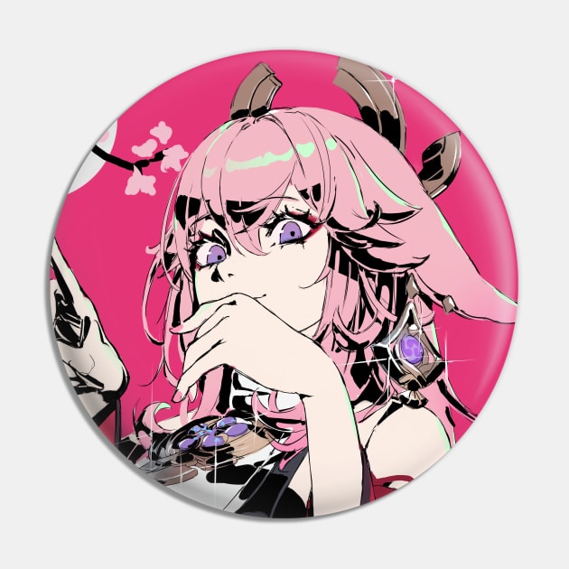 Yae Miko Pin by dat_cravat