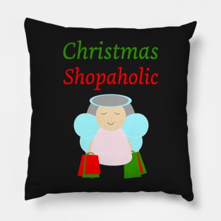 Christmas Shopaholic Pillow