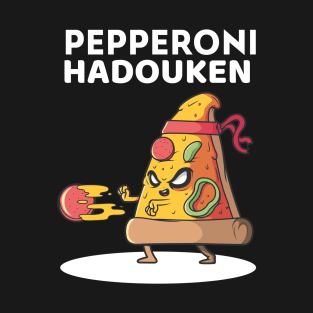 pizza pepperoni Hadouken T-Shirt