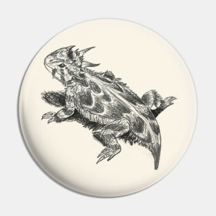 Horned Toad Pin