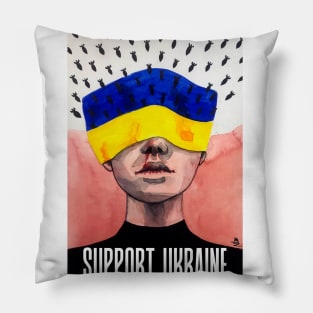 Support Ukraine Pillow