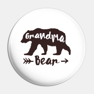 Grandma Bear Vintage Pin